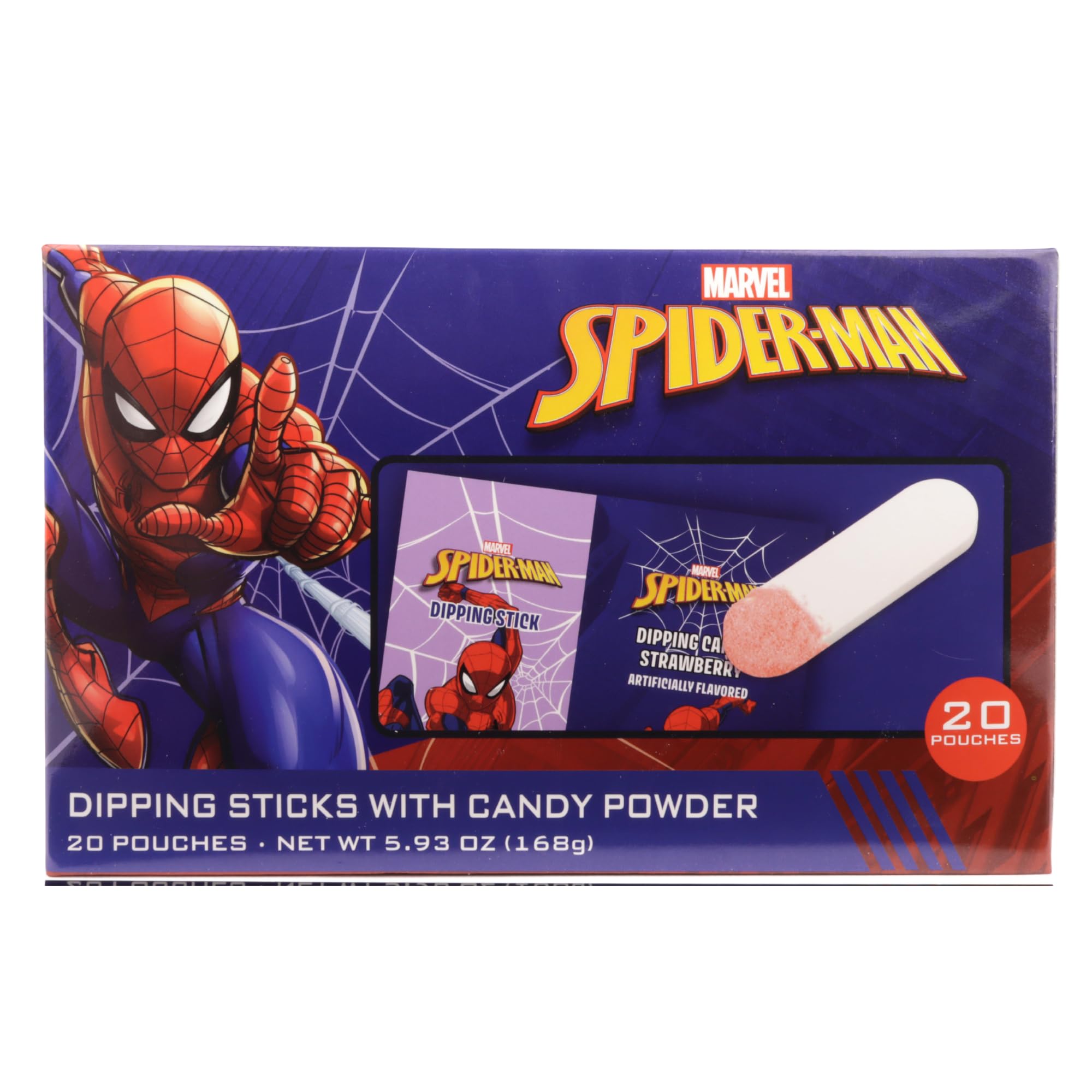 Galerie Spider-Man includes 20 pouches for convenient party favors.