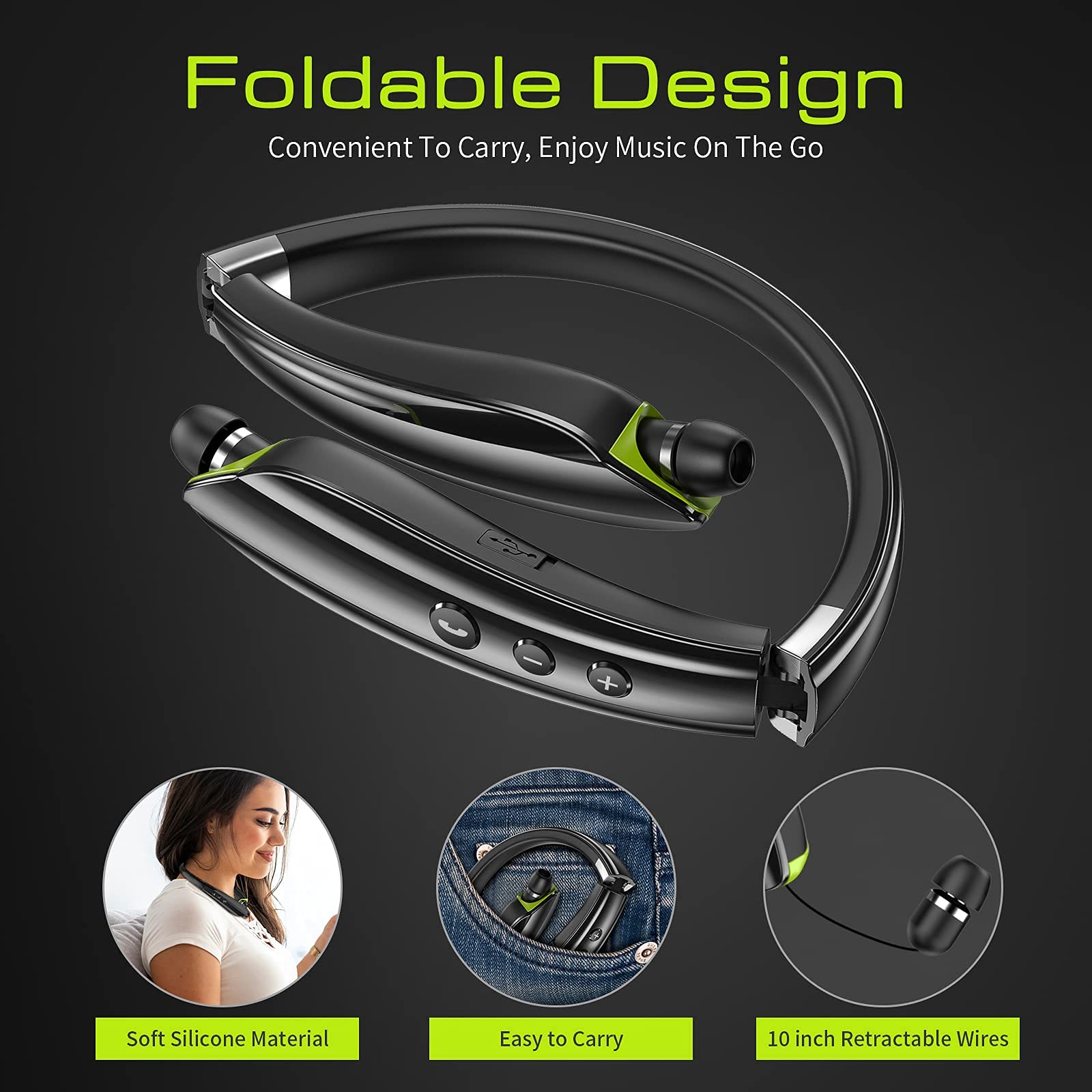Galirity Bluetooth 5.0 connection provides fast, stable pairing for music and calls.