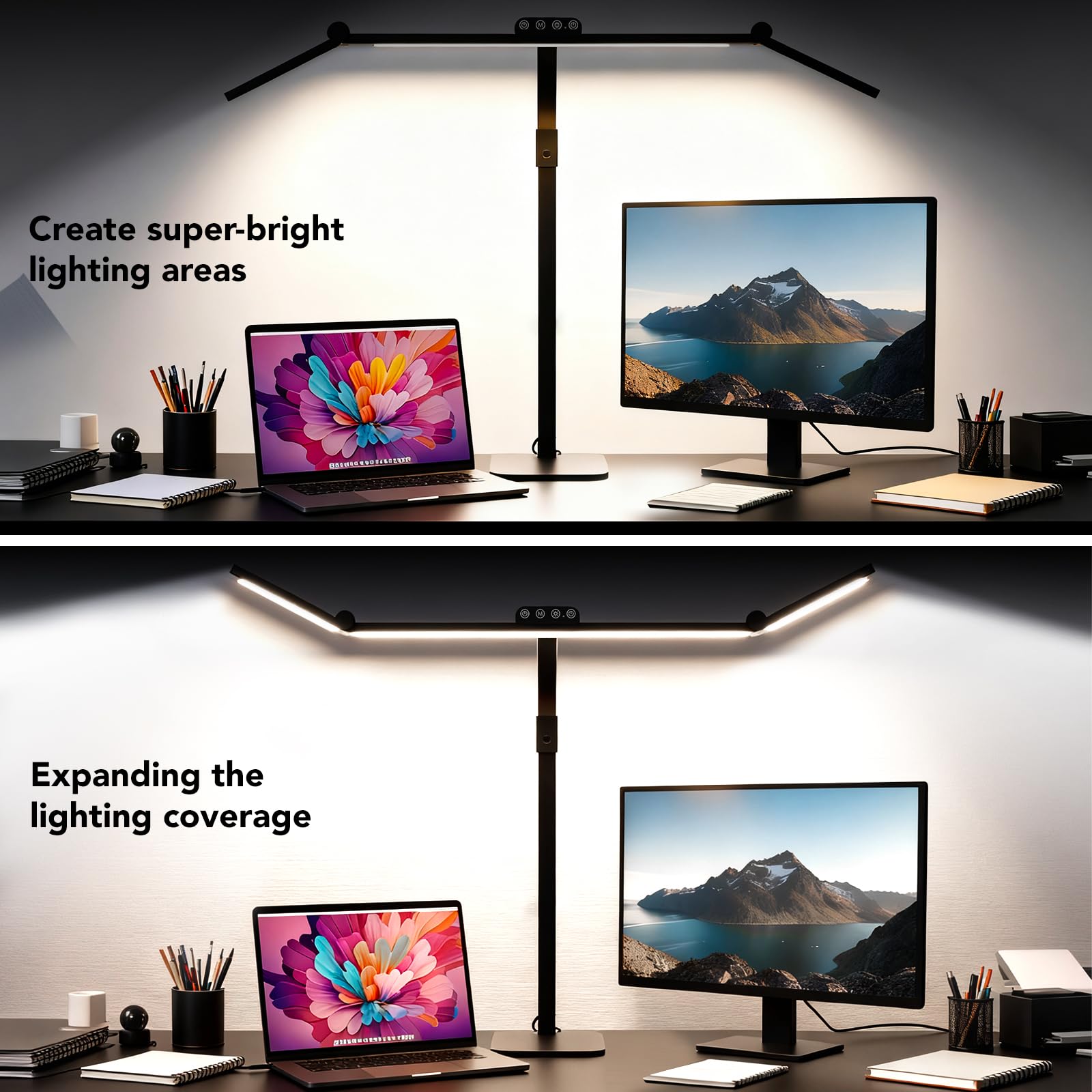 Galnolt LED Desk Lamp gooseneck flexibility lets you aim light precisely for tasks.