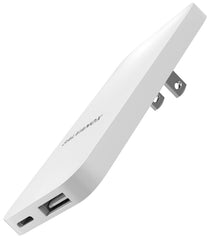 Galvanox Type-C Flat Wall Charger front view showing ultra-slim profile for space-saving setup.