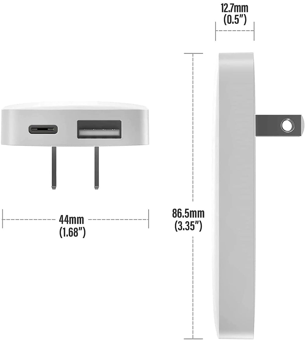 Galvanox travel-ready charger fits pockets due to its ultra-lightweight design.