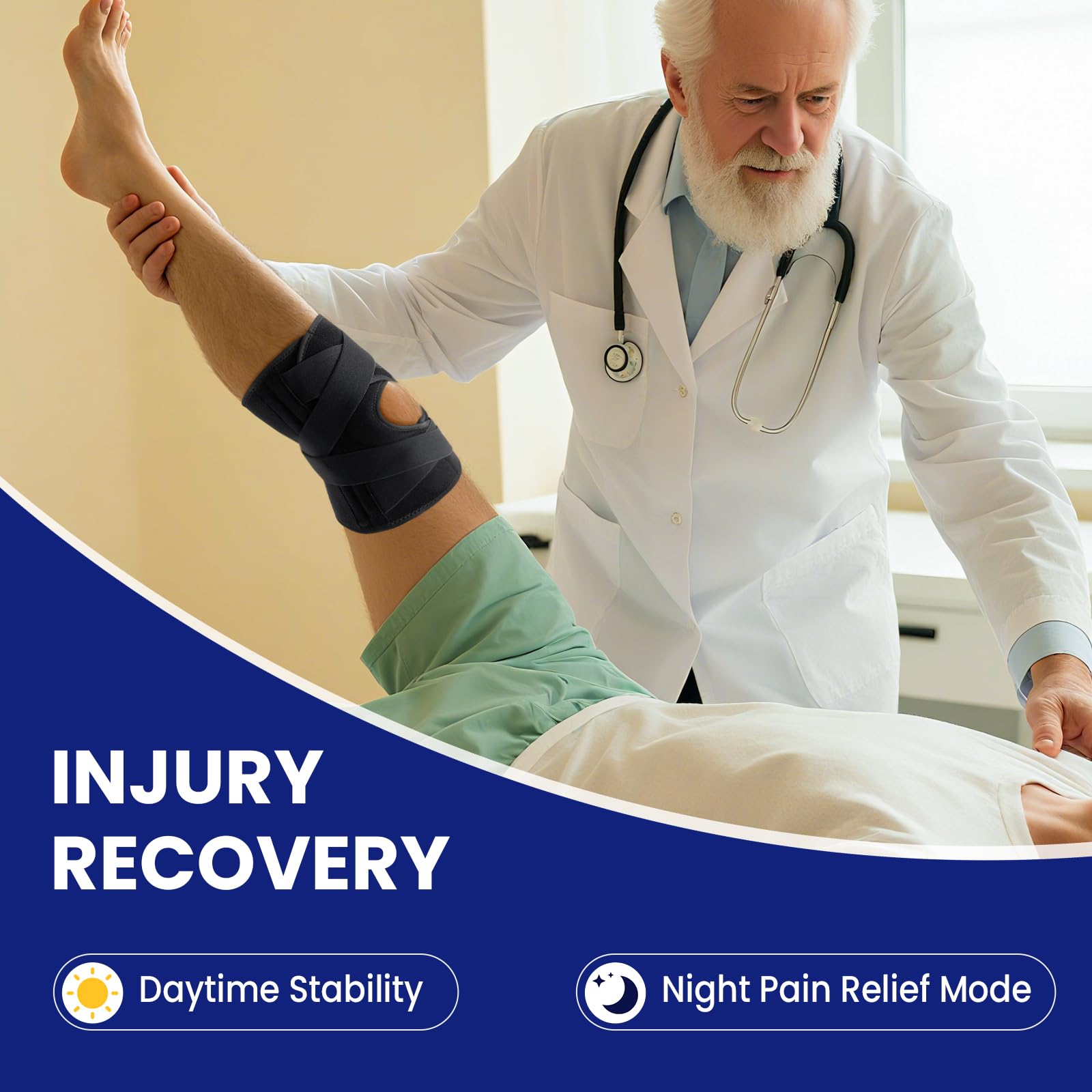 Galvaran knee brace size guide helps you find a perfect fit.