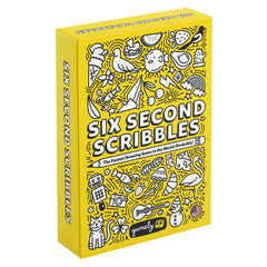 Gamely Six Second Scribbles box front for fast, family-friendly doodle challenges