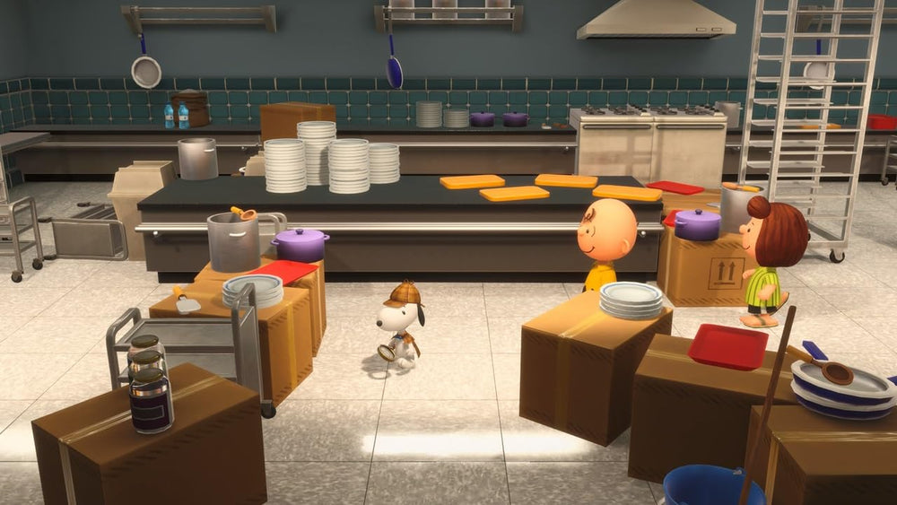 Game Mill Charlie Brown house warm, inviting mystery setting