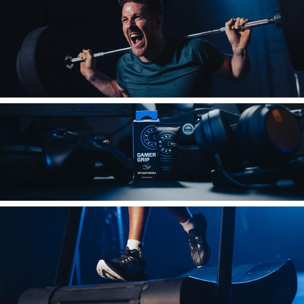 Compact 1oz Gamer Grip tube fits easily in a gaming bag.