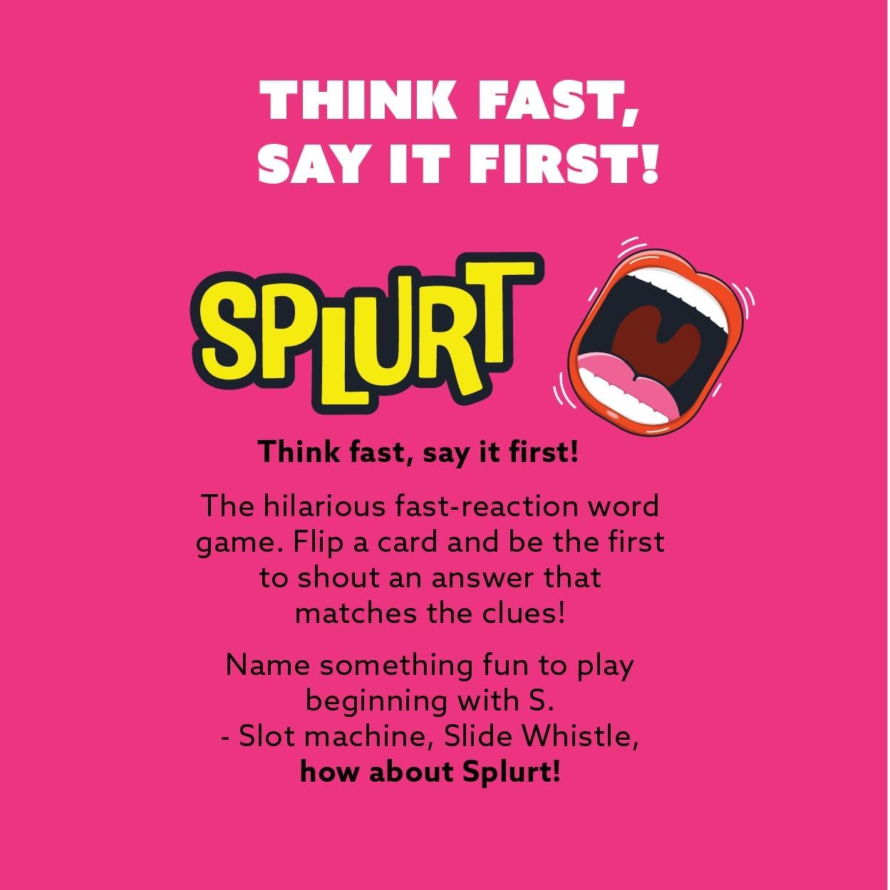 Gamewright Splurt: endgame keeps rounds exciting as the deck runs out.