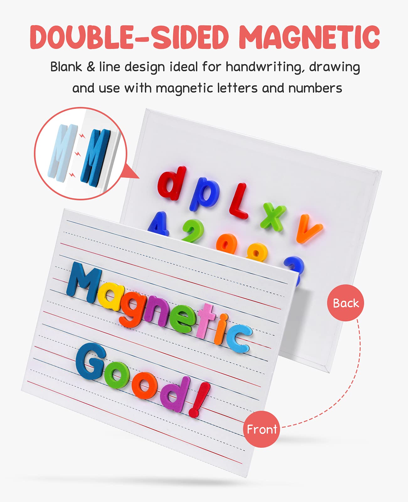 GAMENOTE lap boards with ruled and blank sides (image-2) ideal for handwriting and drawing