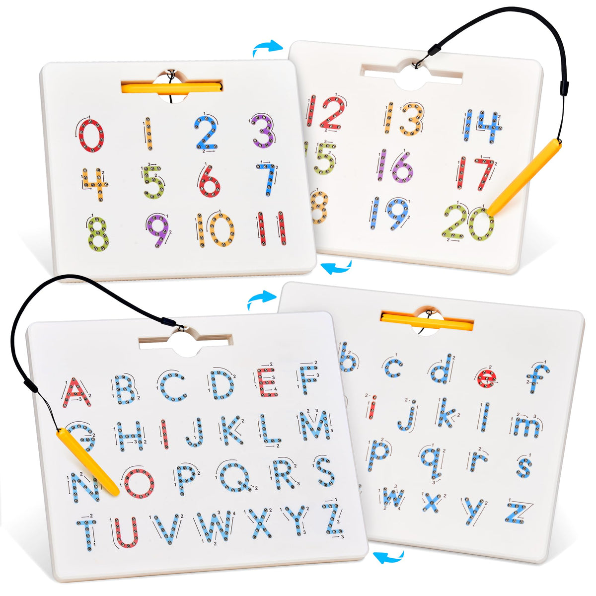 GAMENOTE double-sided board front for versatile early learning.