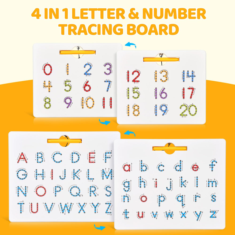 GAMENOTE uppercase and lowercase letters side supports alphabet mastery.