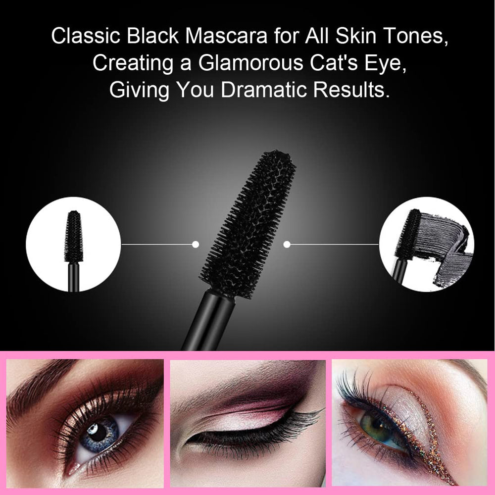 GAOSENLONK waterproof mascara swatch proves smudge-resistant performance.