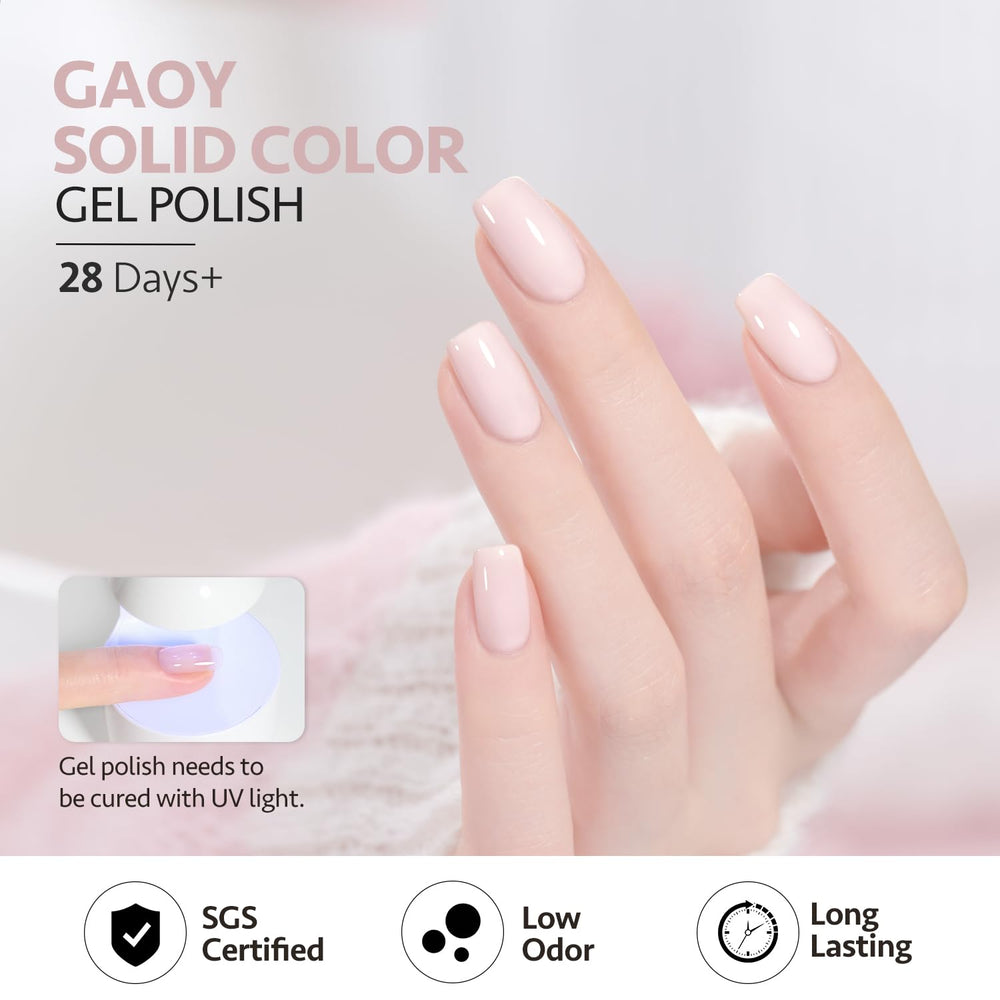 GAOY 16ml gel nail polish bottle packaging for home use