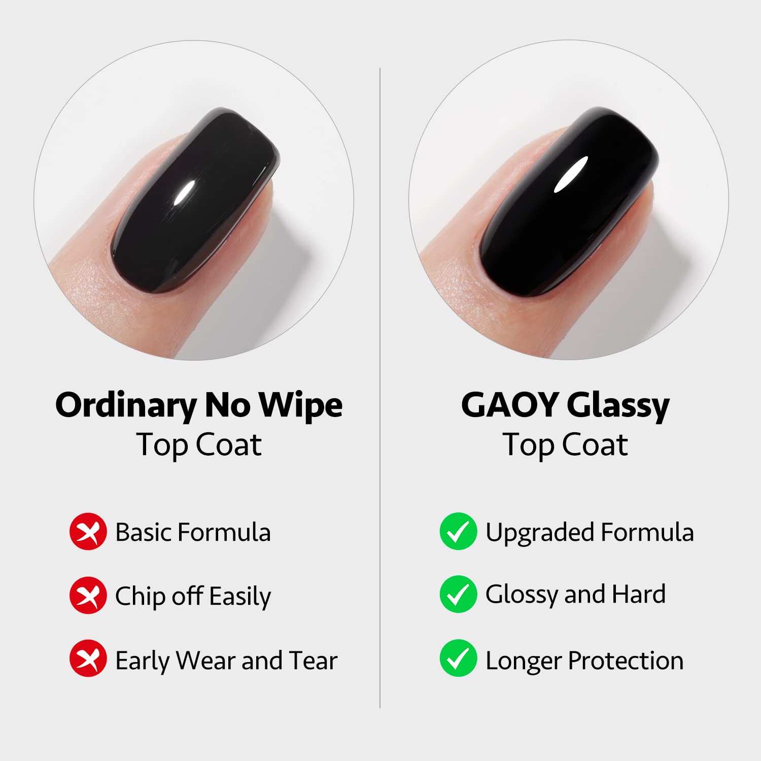 GAOY 2pc set shown with brushed stainless look design for premium feel