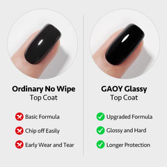 GAOY 2pc set shown with brushed stainless look design for premium feel