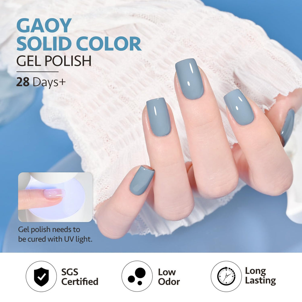 GAOY 6-color gel polish kit image showing compact bottles.