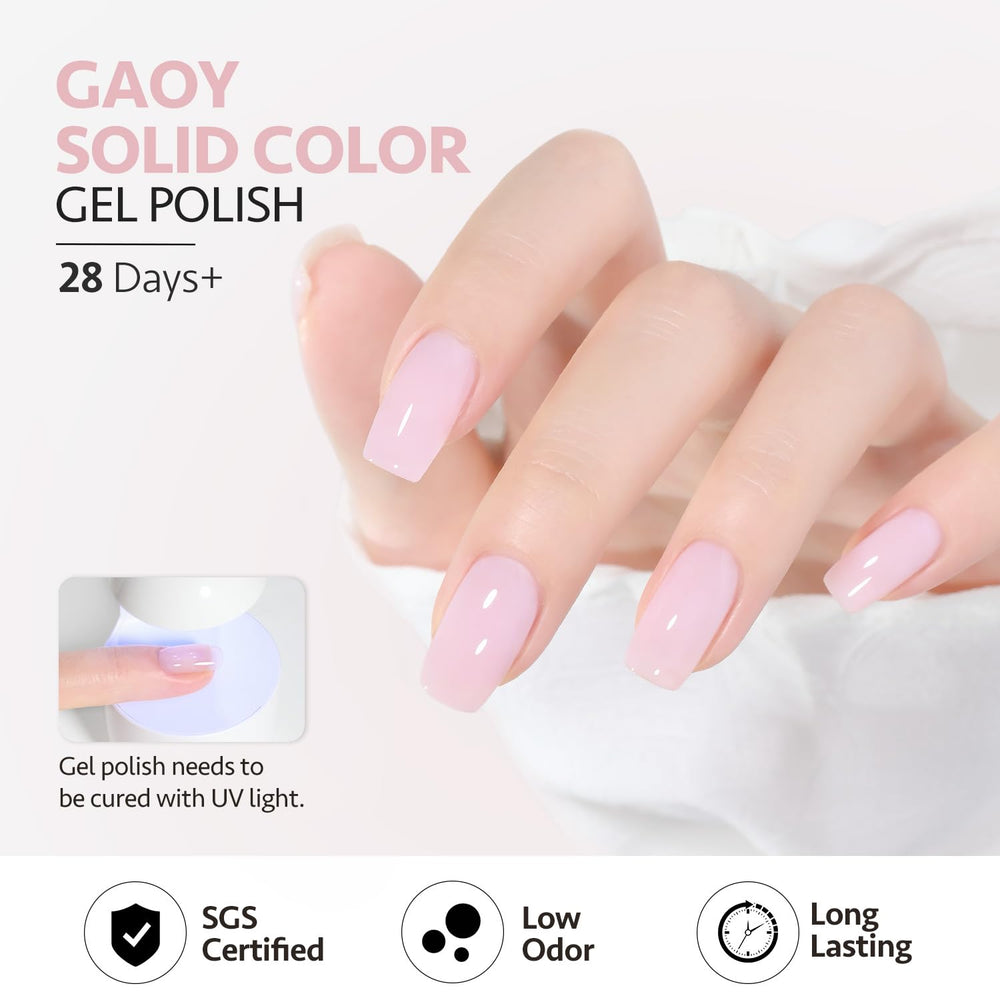 GAOY packaging shows 16ml bottle size and shade.