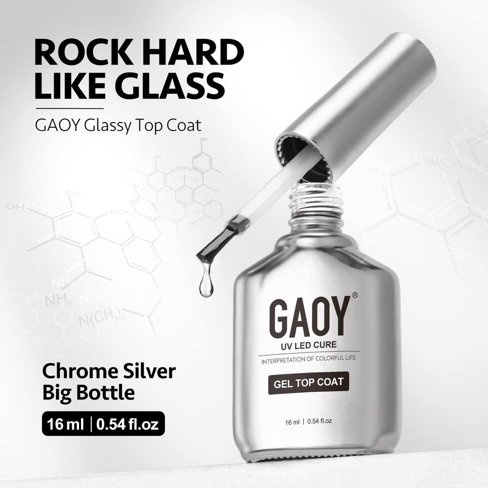 GAOY Base Coat 16ml bottle ready to prep nails for adhesion