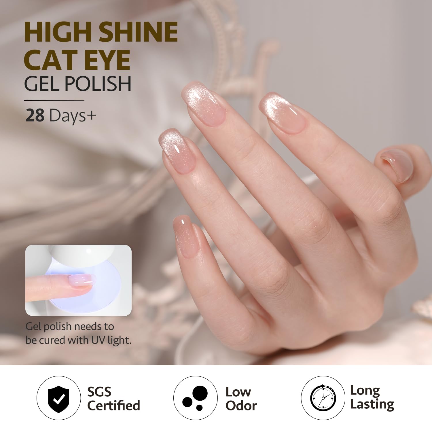 GAOY base coat and top coat enable long wear with gel polish