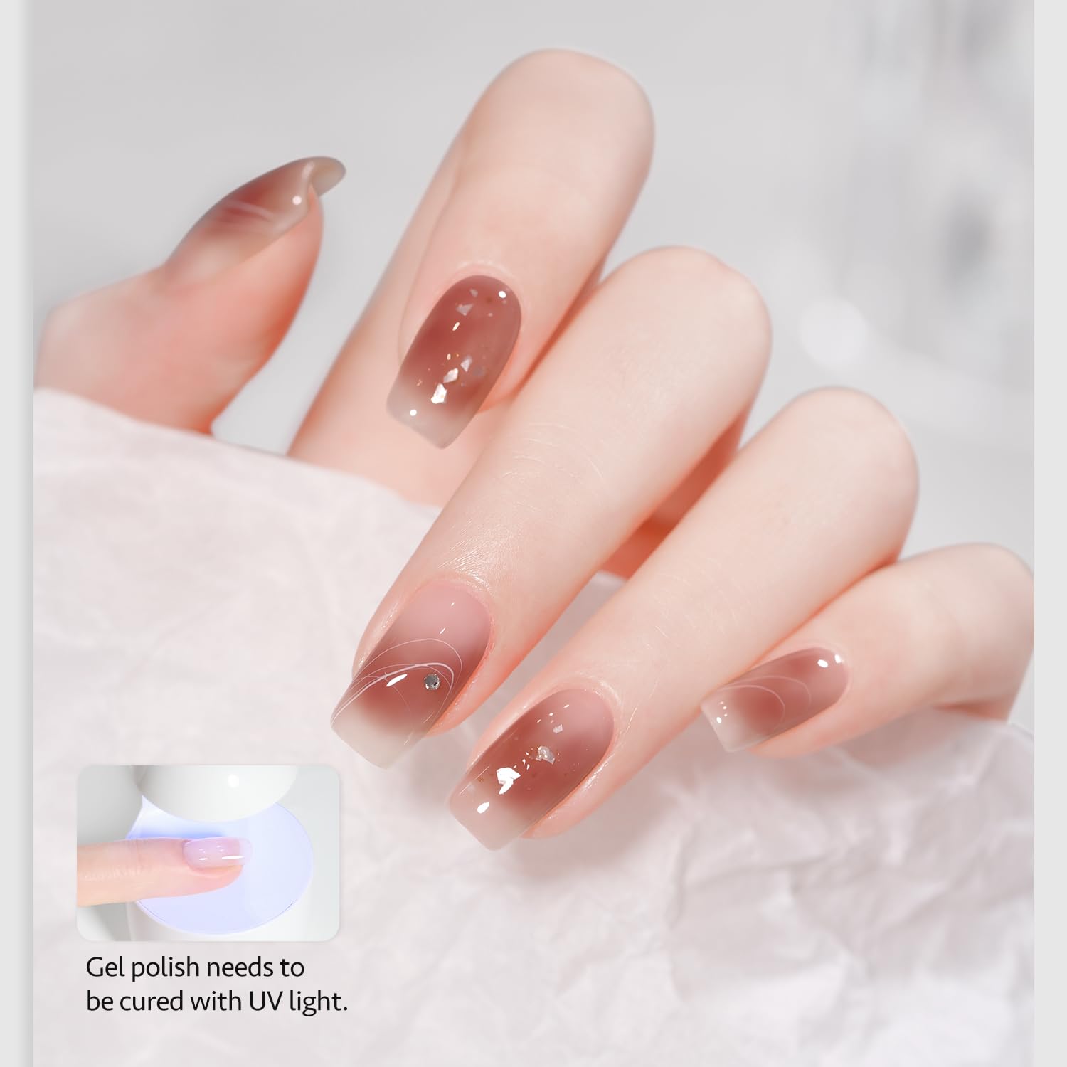 GAOY Blooming Gel yields soft color blending for marbles and gradients.