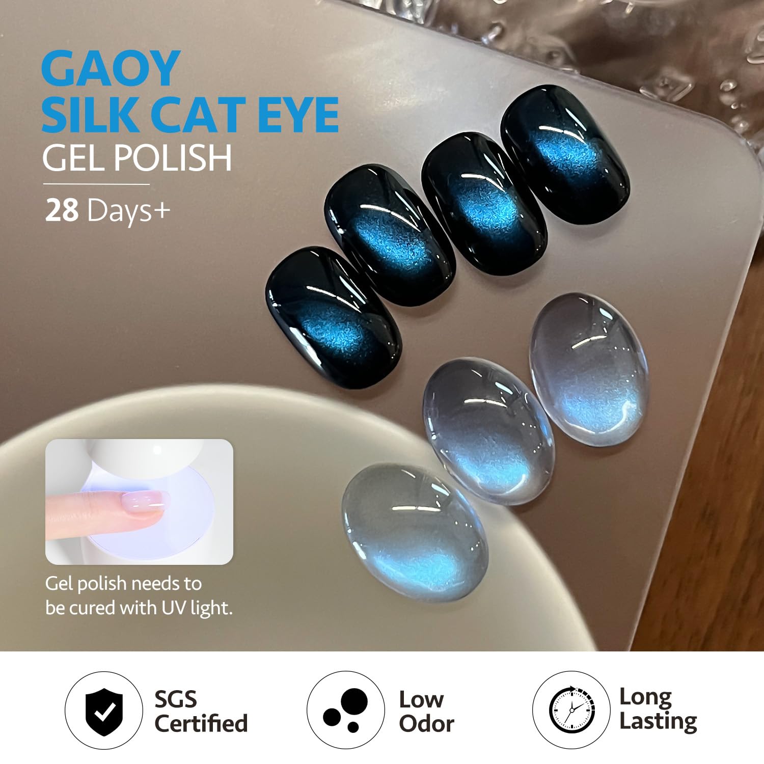 GAOY Azure Aurora winter thickness tip helps smooth application in cold weather.