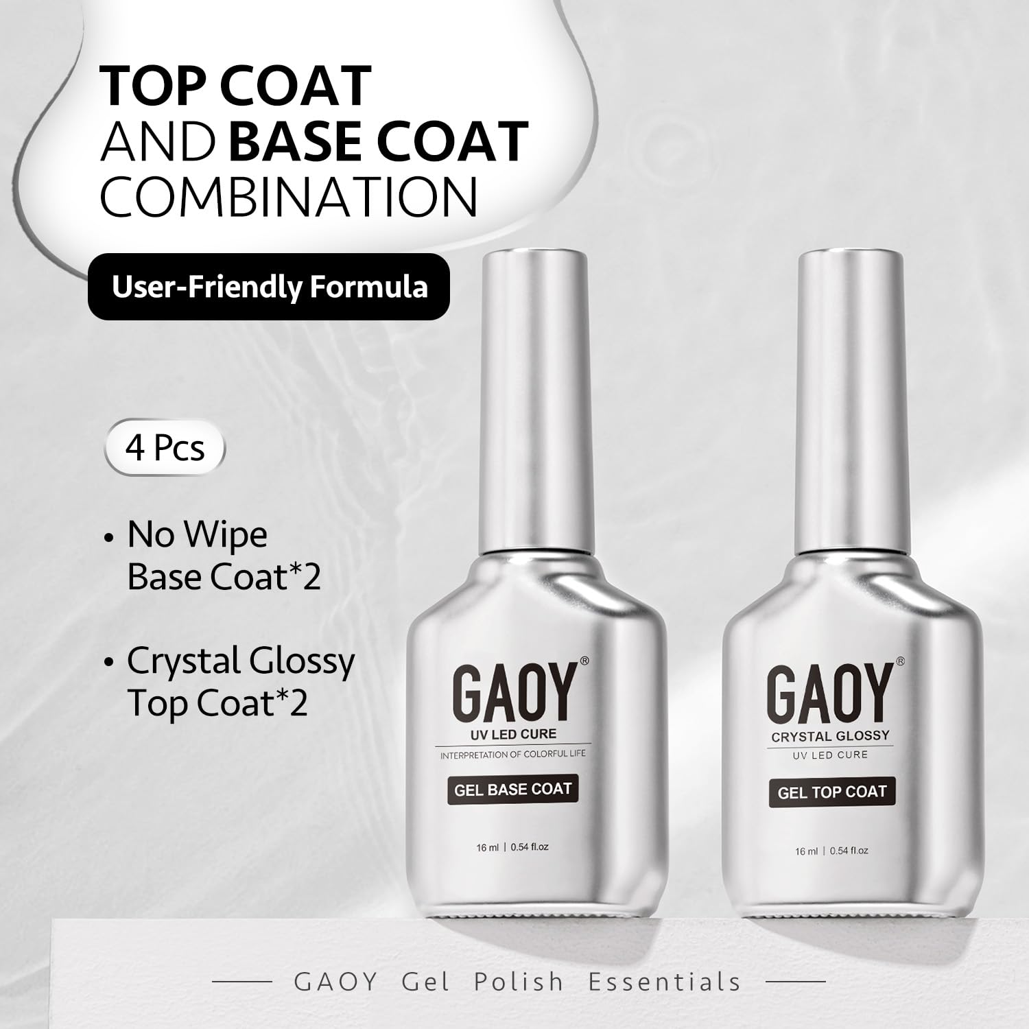 GAOY brushed-stainless-steel-look design adds a luxe salon vibe to your kit.
