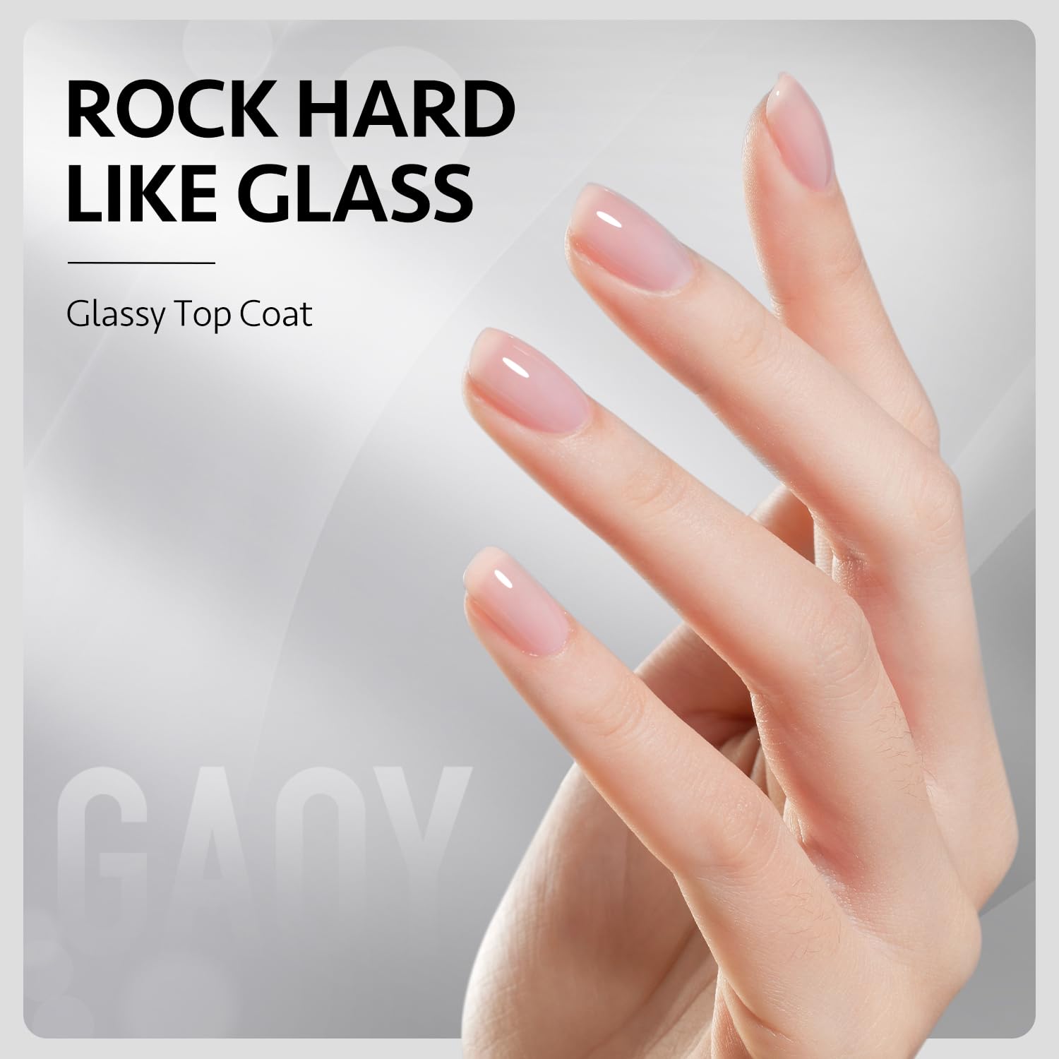 GAOY builder gel 16ml self-leveling for natural strength.