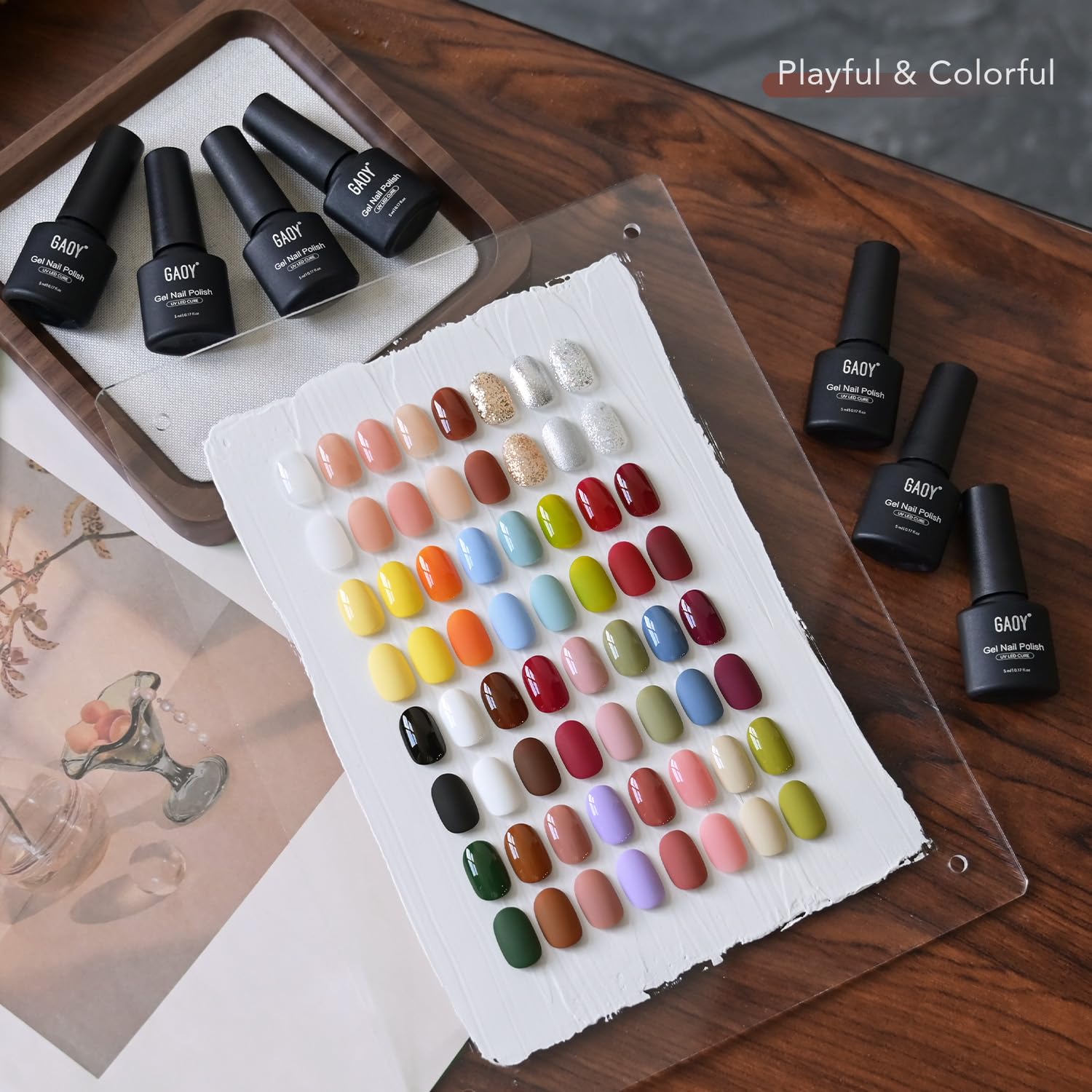 GAOY builder gel helps shape nails for stronger sculpted designs