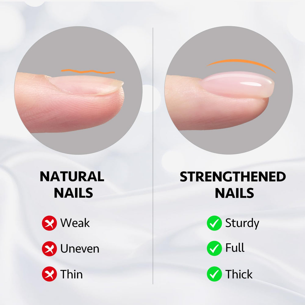 GAOY builder gel nails 16ml adds length and resilience for daily wear.