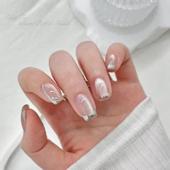 GAOY chrome-friendly top coat with powder isolation technique for detail effects