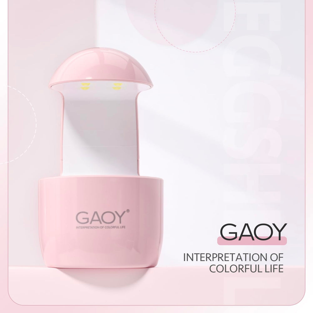 GAOY compact design suits fast-drying nail routines and travel.