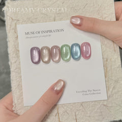 GAOY crystal clear holographic gel delivers radiant shimmer under light