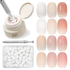 GAOY Cushion Ombre Patting Gel set for at-home gradient nails.