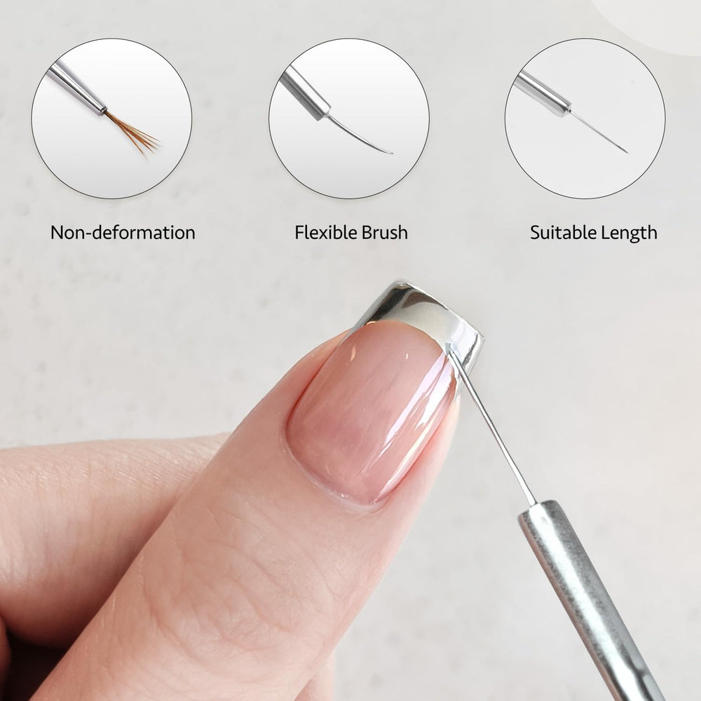 GAOY at-home manicure ideas with versatile chrome accents.