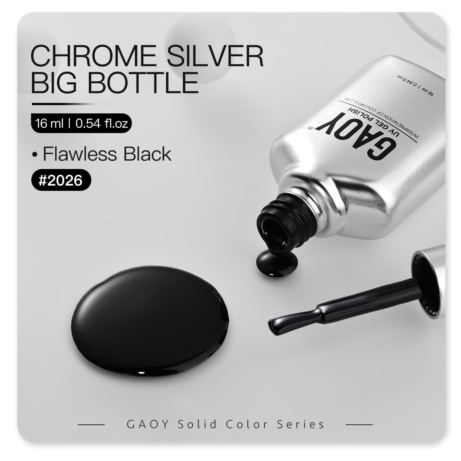 GAOY finished-at-home-manicure shows rich, even shade with lasting appeal.