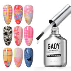 GAOY foil glue bottle with 16ml capacity for precise foil transfers at home