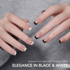 GAOY gel nail polish art liner black for precise line work and accents.