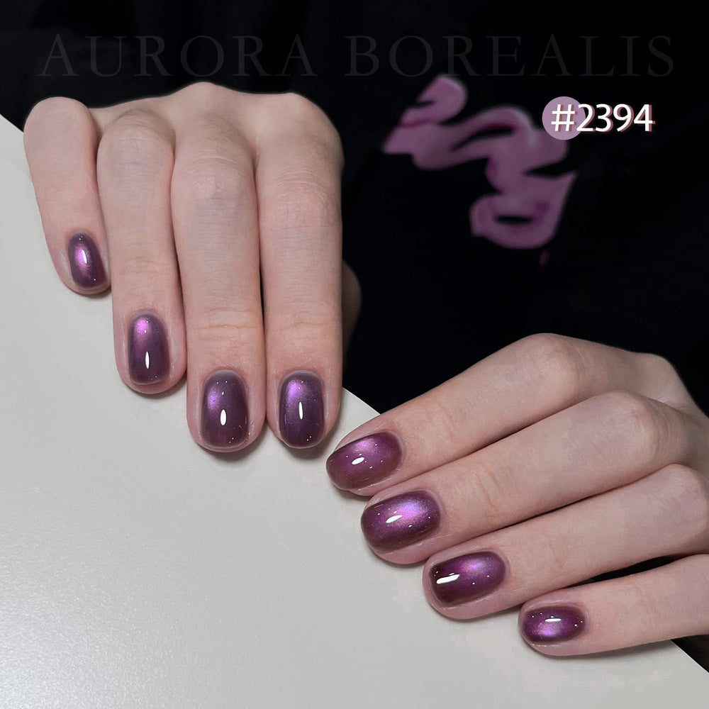 GAOY Glitter Cat Eye polish colors six-pack for versatile holo manicures.