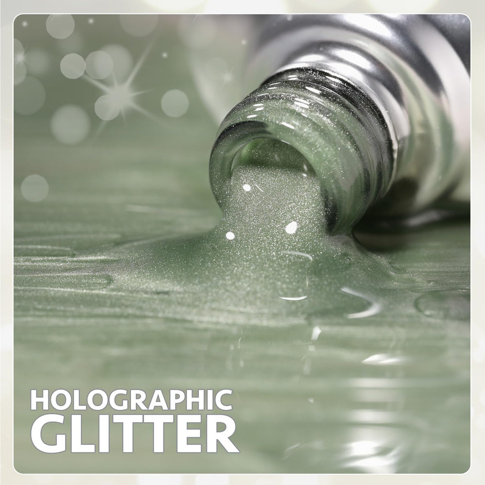 GAOY green glassy cat eye polish packaging photo highlights included magnet.