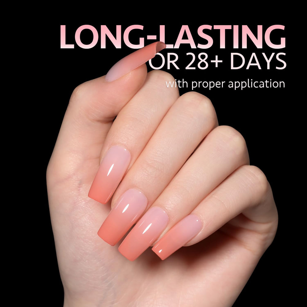 GAOY half-matte nails provide stronger adhesion and natural look.