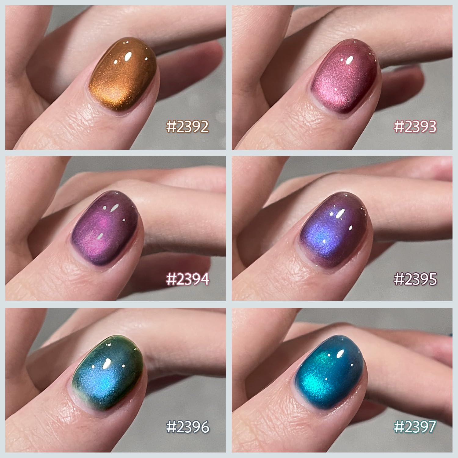 GAOY Home manicure setup enables easy DIY gel cat eye art.