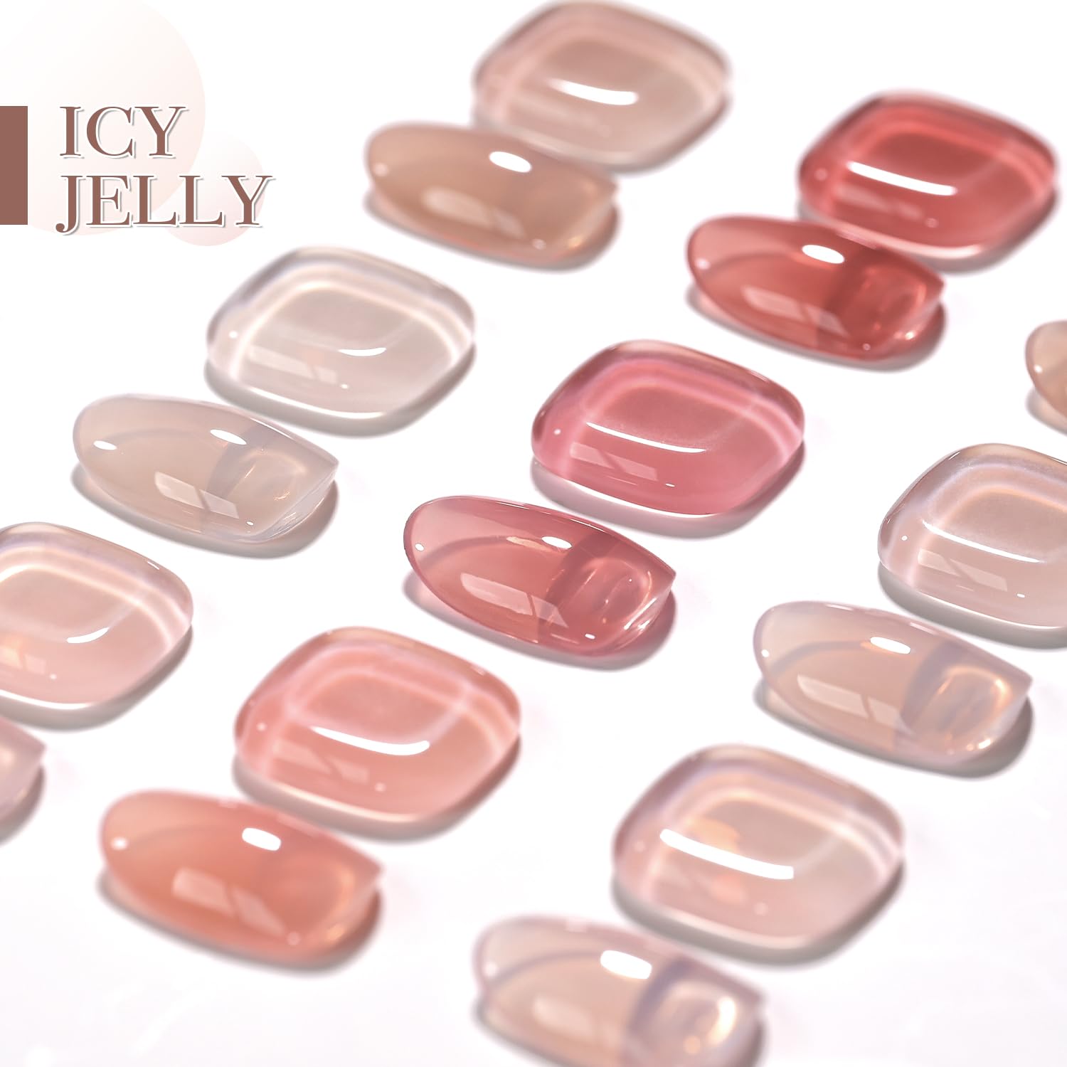 GAOY Jelly Nude polish is low odor and SGS certified for safety.
