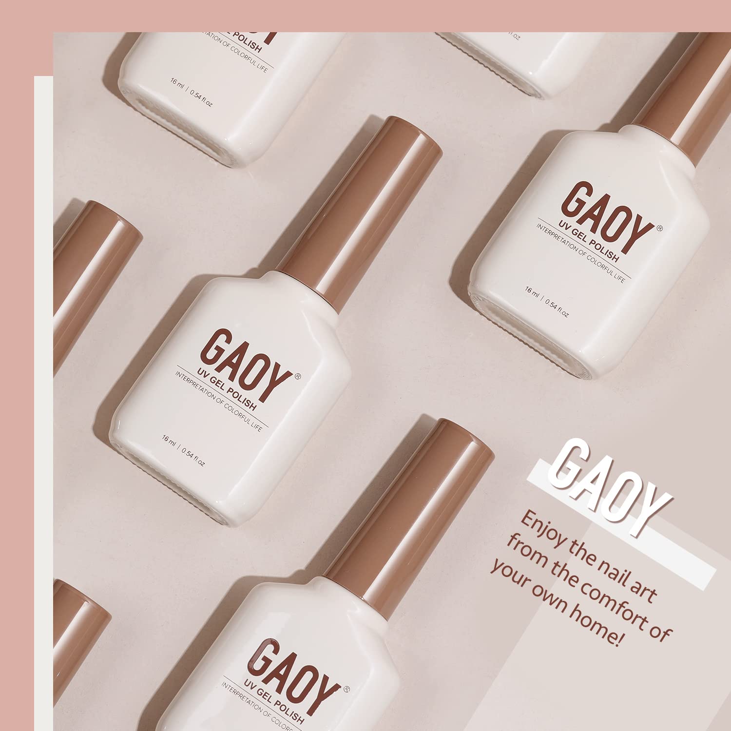 GAOY Milky White 16ml bottle packaging ideal for home use.