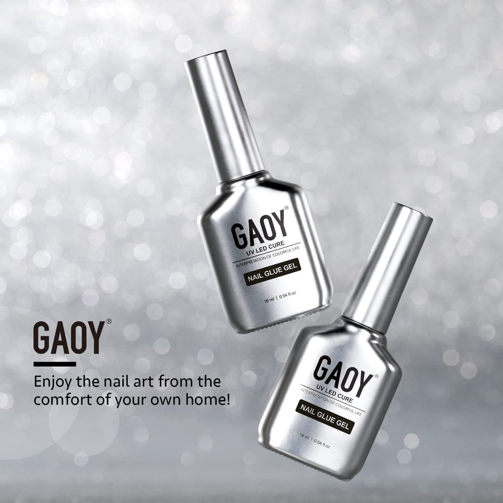GAOY two 16ml gel bottles in packaging for home use