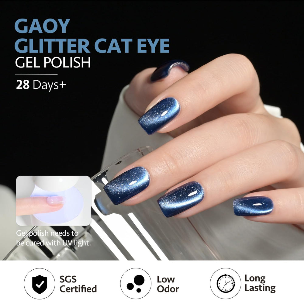 GAOY nail prep shows buffing to create texture before base coat.