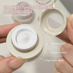 GAOY 2-in-1 cap shown for easy ombre patting and detailing.