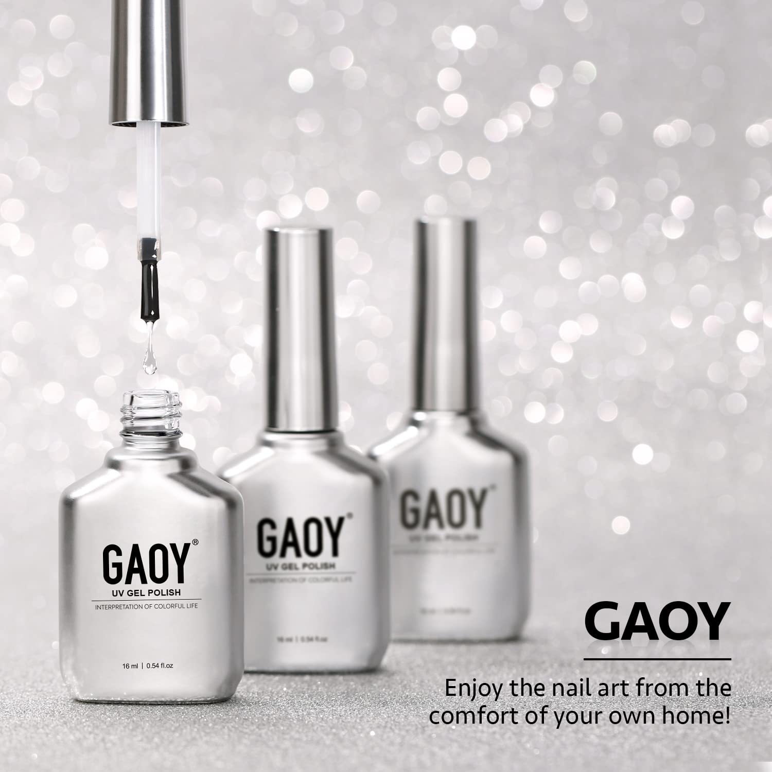 GAOY packaging includes 16ml bottle for home use