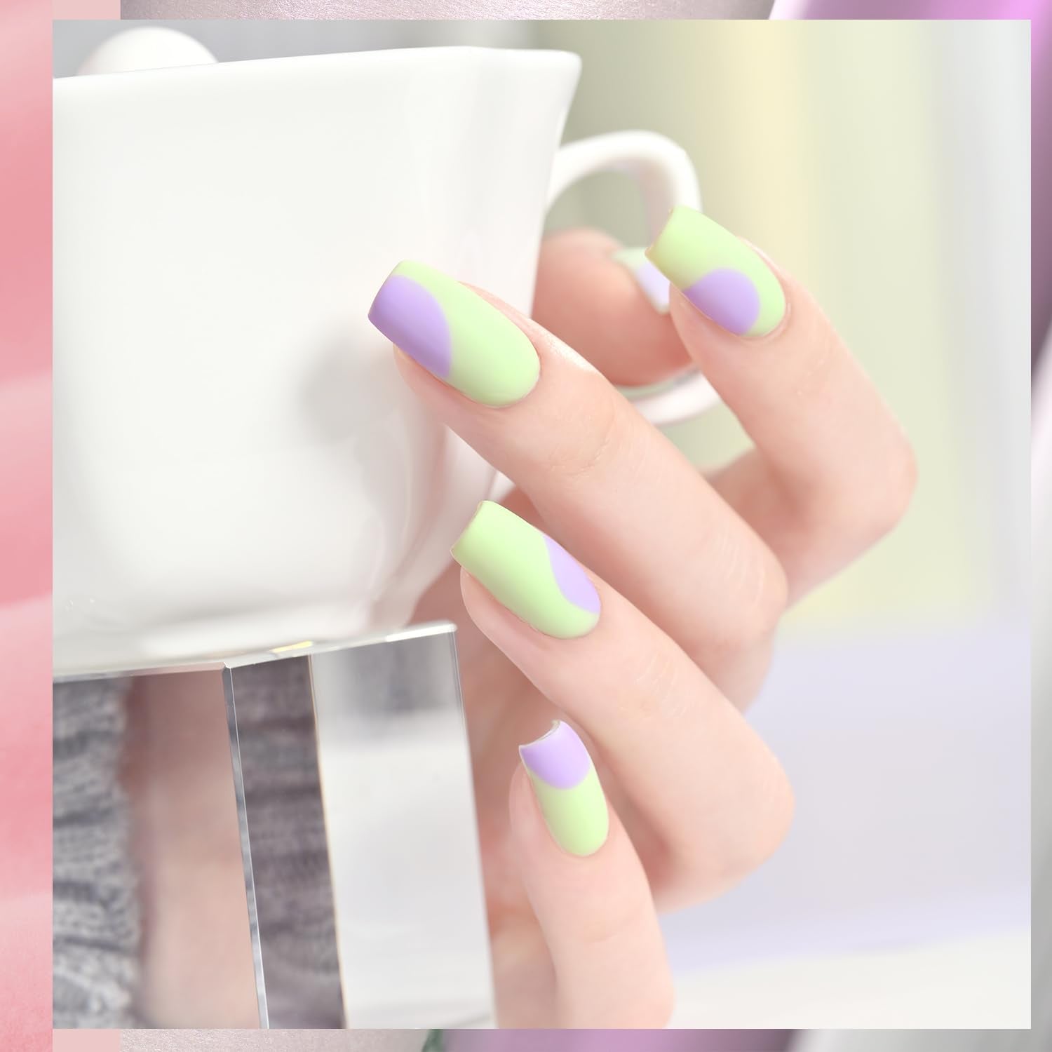 GAOY pastel gel nail polish shades closeup for creative nail art