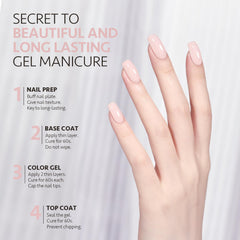 GAOY pastel gel colors pink green blue palette for DIY nails