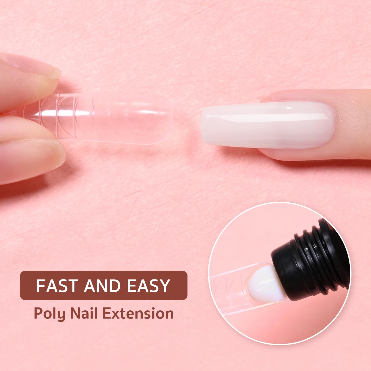 GAOY Poly Gel application steps guide for beginners.