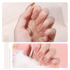 GAOY Poly Gel nail extension application demonstrates quick, even sculpting.