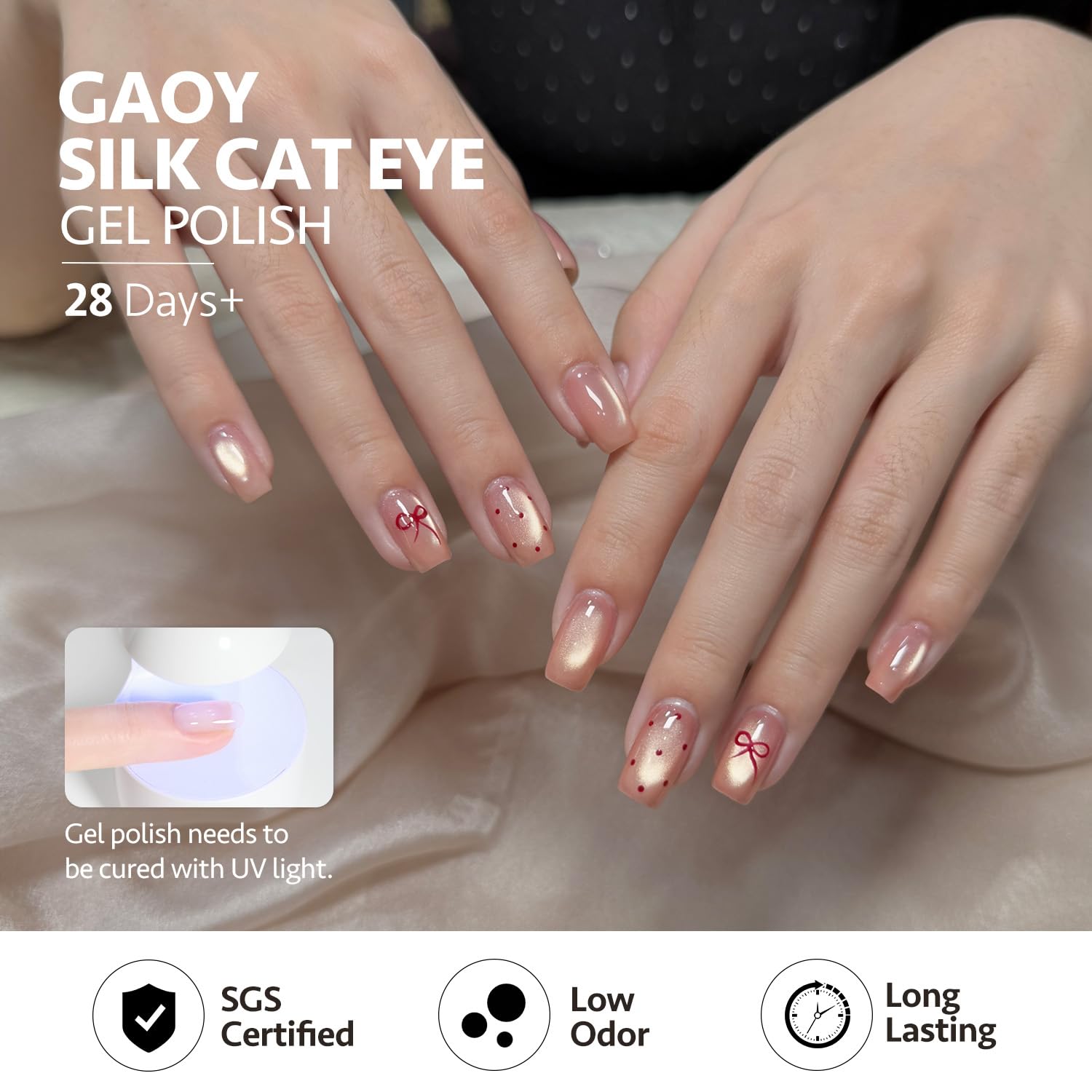 GAOY soak-off remover compatible for easy color changes